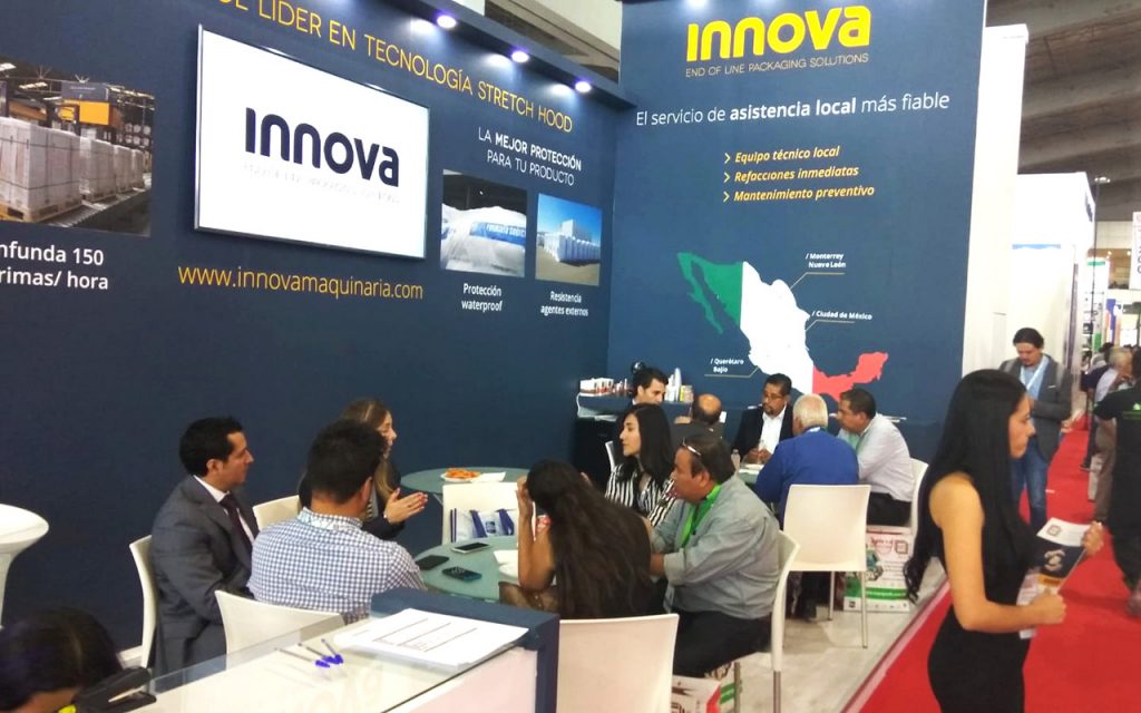 Expo Pack Stand Innova sistemas de empaque de tarimas méxico